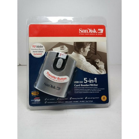 San Disk Image Mate USB 2.0 5 in 1 Card Reader / Writer - Picture 9 of 10